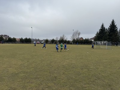 Sparing Młodziczek i Młodzików z AS Czempiń.